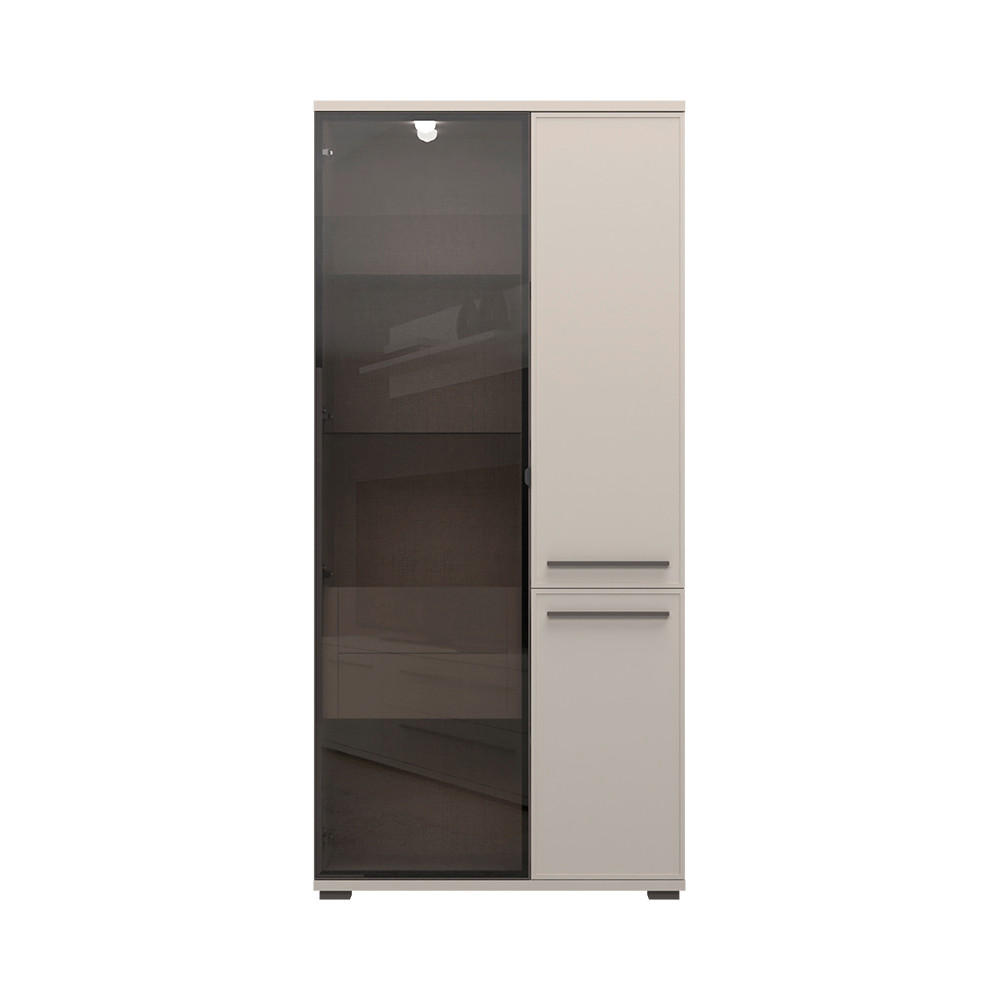 VITRINA kašmir   - Dizajnerski, staklo/pločasti materijal (90/193/46cm)