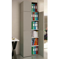 AKTENSCHRANK Grau  - Grau, MODERN, Holzwerkstoff (70/223/39cm) - MID.YOU