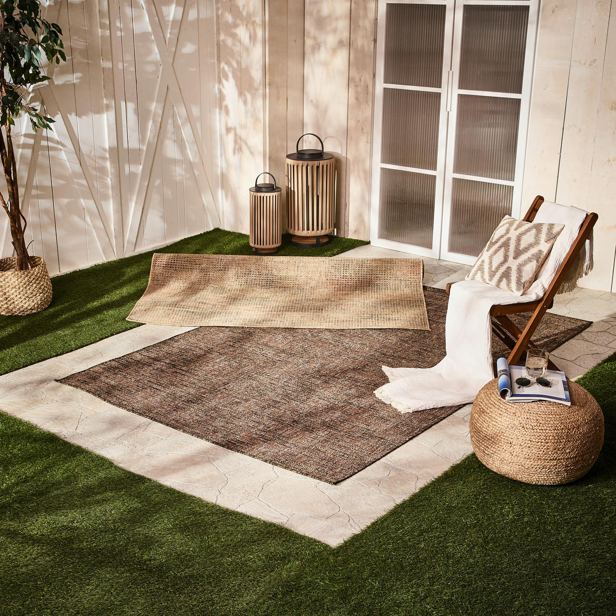 OUTDOORTEPPICH 80/150 cm Beige  - Beige, Basics, Textil (80/150cm) - Novel