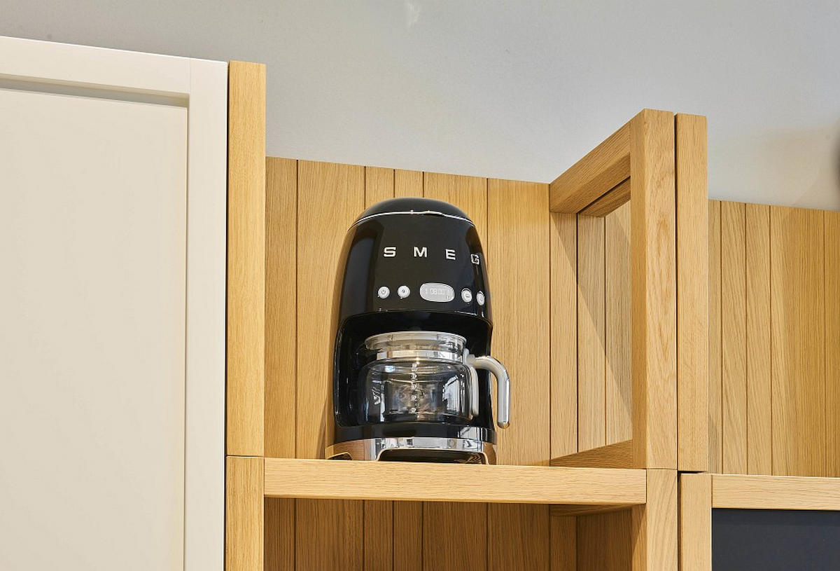 FILTERKAFFEEMASCHINE 50´s Style  - Schwarz, Basics, Glas/Metall (24,5/36,1/25,6cm) - SMEG