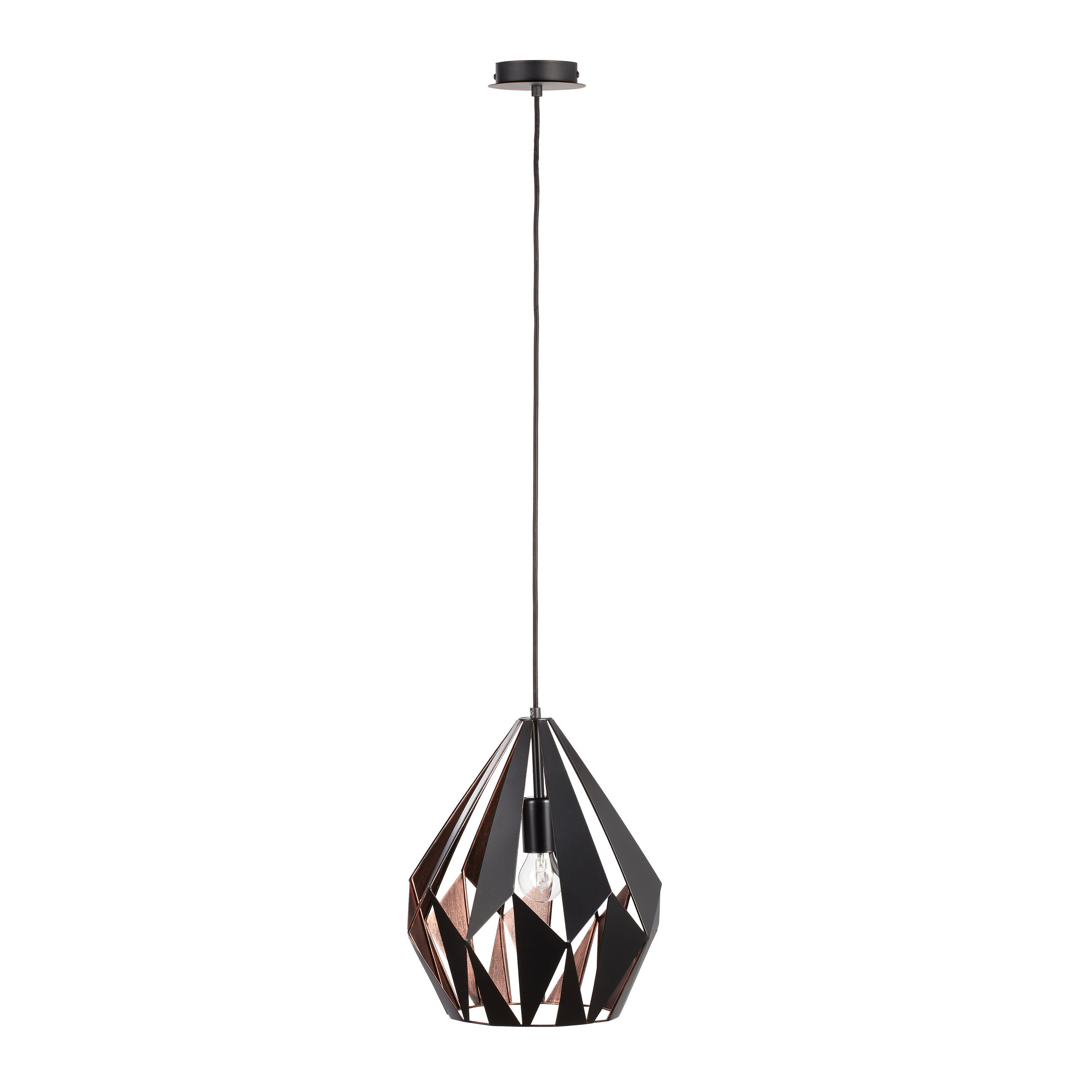 TAKLAMPA 31/110 cm - svart/kopparfärgad, Design, metall (31/110cm) - Landscape