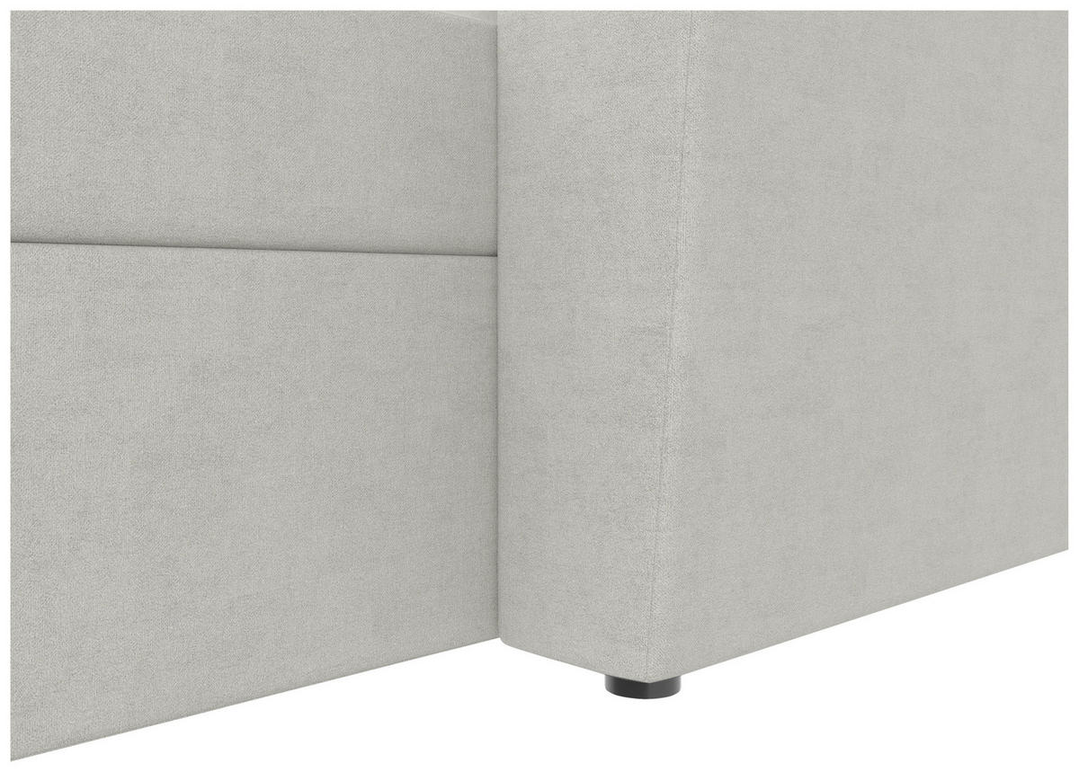 WOHNLANDSCHAFT TERMOLI Beige Jacquard  - Beige/Schwarz, Design, Kunststoff/Textil (212/297/155cm) - MID.YOU