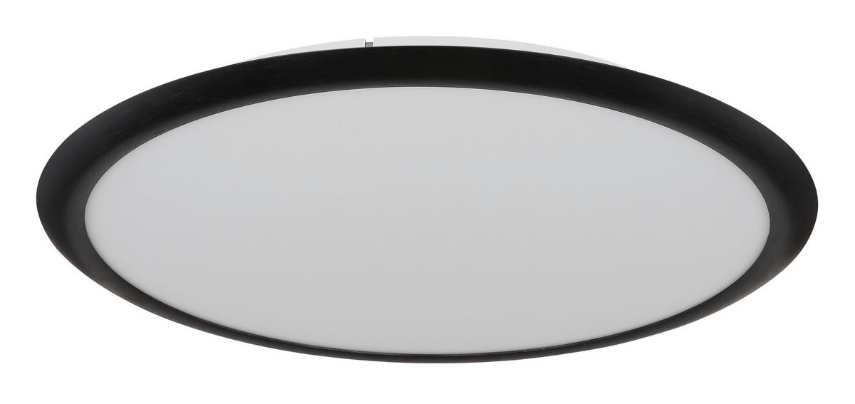 LED-DECKENLEUCHTE  50,8/5 cm    - Opal/Grau, Konventionell, Kunststoff/Metall (50,8/5cm) - Globo