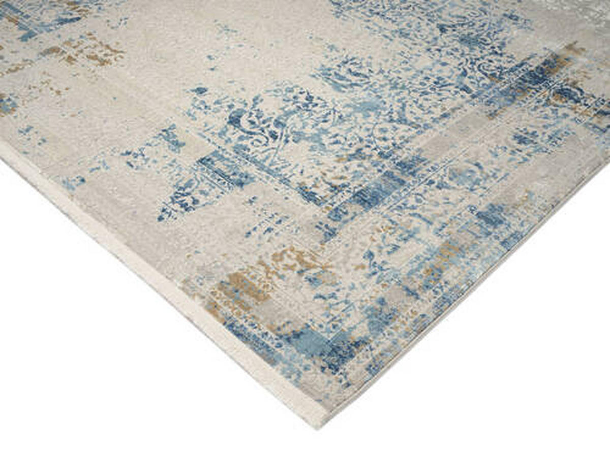 WEBTEPPICH 240/340 cm Opera Blau, Grau, Hellgrau, Hellblau, Dunkelblau, Dunkelgrau  - Blau/Dunkelgrau, Design, Textil (240/340cm) - Musterring