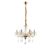 KRONLEUCHTER 56,5/115 cm   - Goldfarben, LIFESTYLE, Glas/Metall (56,5/115cm) - Globo