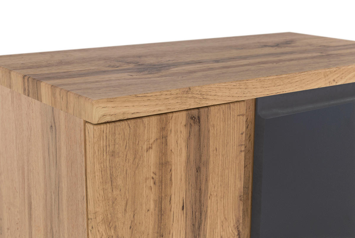 UNTERSCHRANK 65/79/35 cm   - Eiche Wotan/Grau, MODERN, Holzwerkstoff (65/79/35cm) - Held