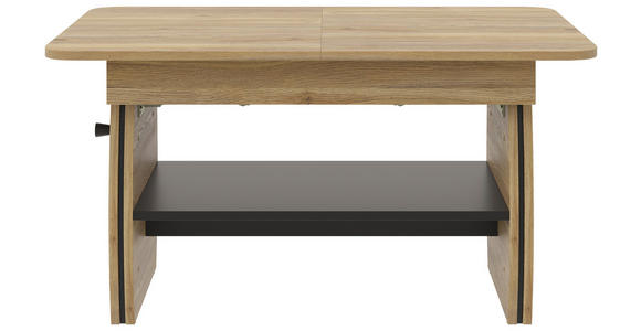 COUCHTISCH 95-125/60/51,5-61,5 cm rechteckig Eichefarben  - Eichefarben, KONVENTIONELL, Holzwerkstoff (95-125/60/51,5-61,5cm) - Xora