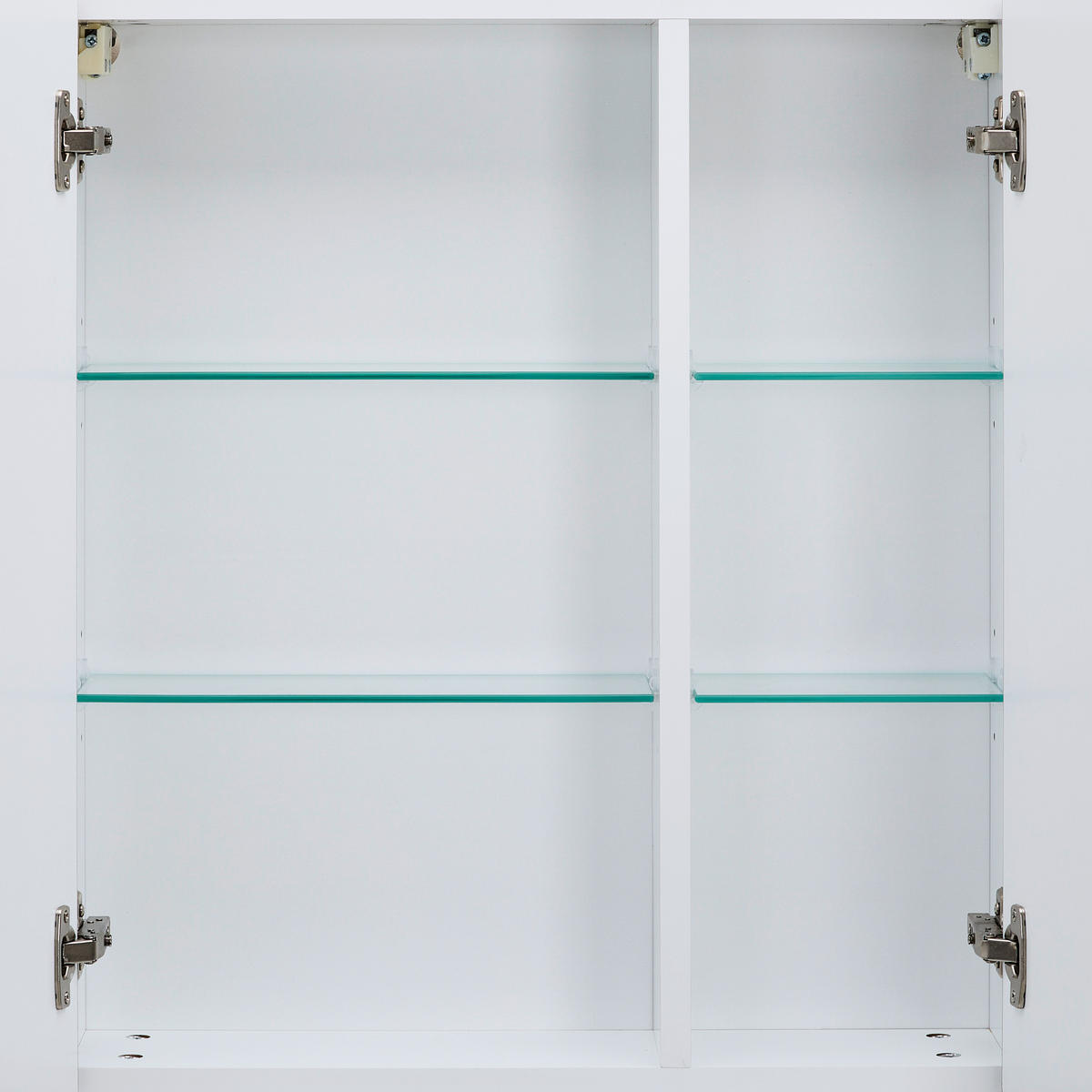 BADEZIMMER 3-teilig  in  - Weiß Hochglanz/Schwarz, MODERN, Glas/Keramik (60/119/46cm) - MID.YOU