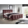 POLSTERBETT Aubergine 180/200 cm  - Aubergine, Basics, Holz/Holzwerkstoff (180/200cm) - MID.YOU