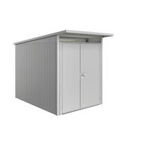 GERÄTEHAUS 180/218/300 cm  - Silberfarben, Design, Metall (180/218/300cm) - Biohort