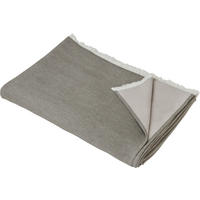 Pătură 140/210 cm  - gri închis/gri, Natur, textil (140/210cm) - Novel