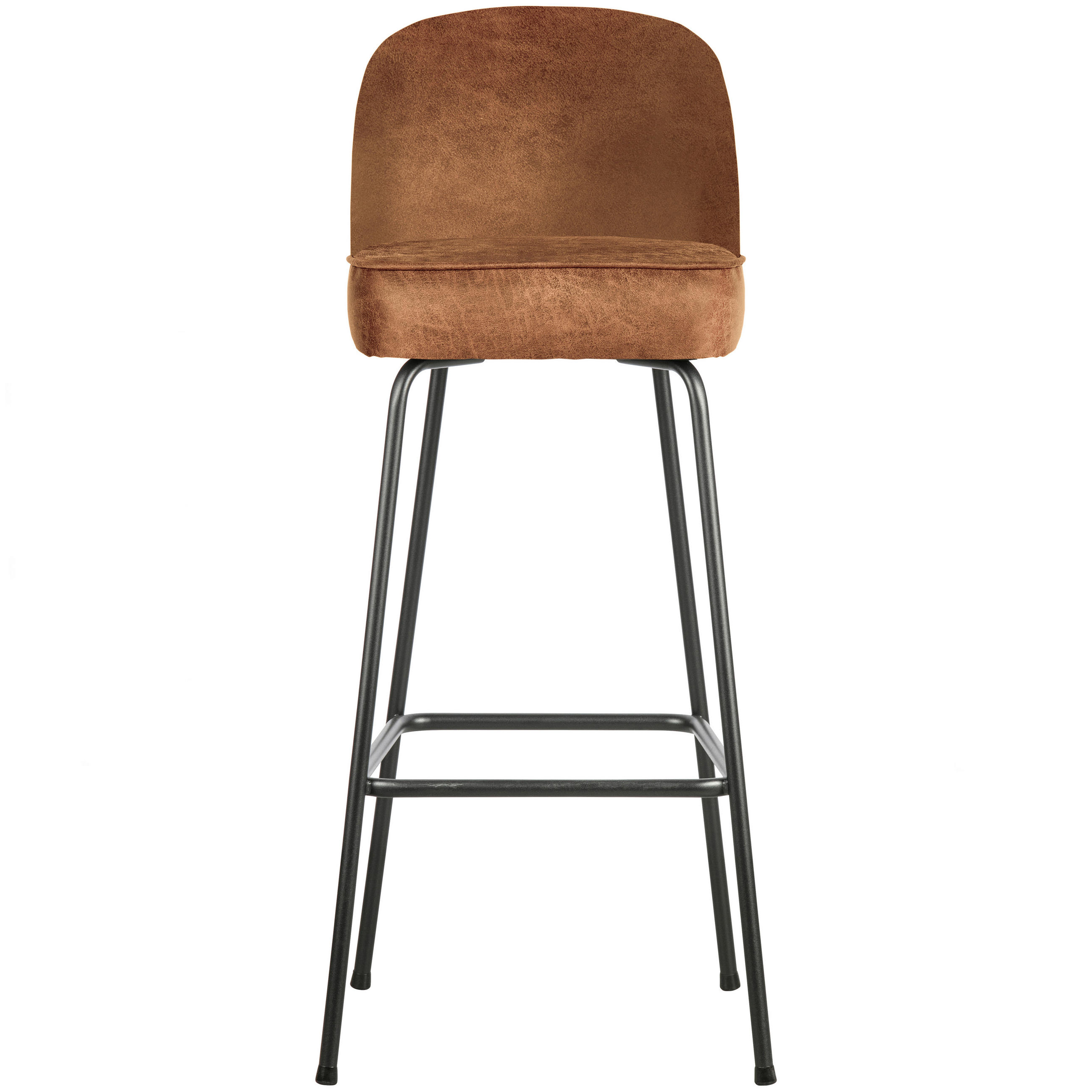 Livetastic Barhocker Vogue Schwarz, Cognac 50x103x55 cm