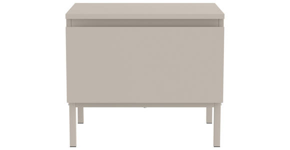 NACHTSCHRANK 49/43/35 cm  - Kaschmir, Design, Holzwerkstoff/Metall (49/43/35cm) - Hom`in