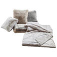FELLDECKE SILBERFUCHS 150/200 cm - Silberfarben, KONVENTIONELL, Textil/Fell (150/200cm) - Novel