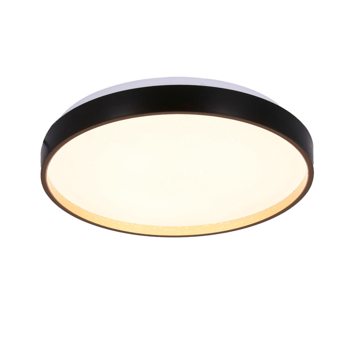 LED-TAKLAMPA Florida 33/33/6 cm  - vit/svart, Klassisk, metall/plast (33/33/6cm)