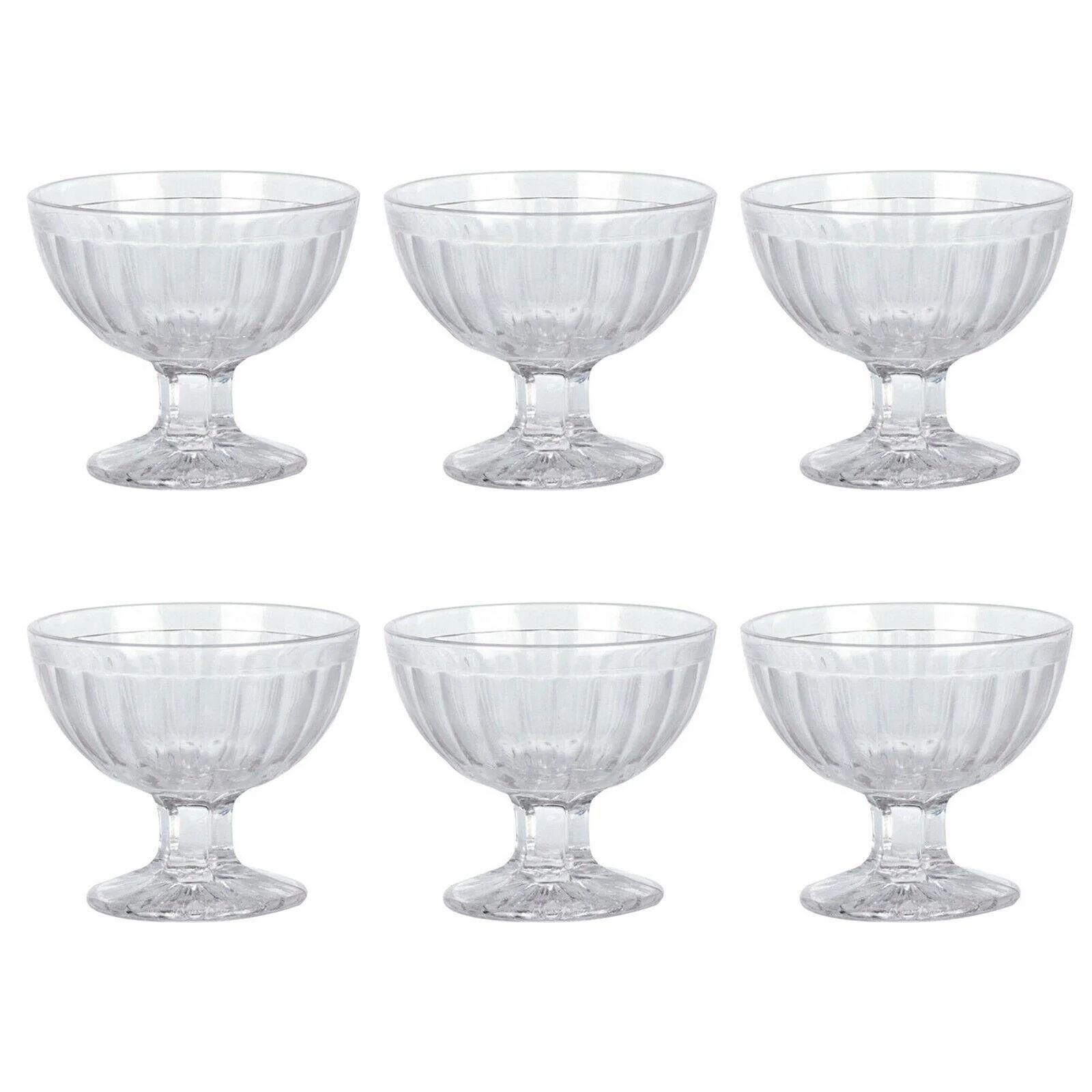 CUPĂ PENTRU ÎNGHEȚATĂ 3 piese  - transparent, Konventionell, sticlă (0,20l) - Best Price