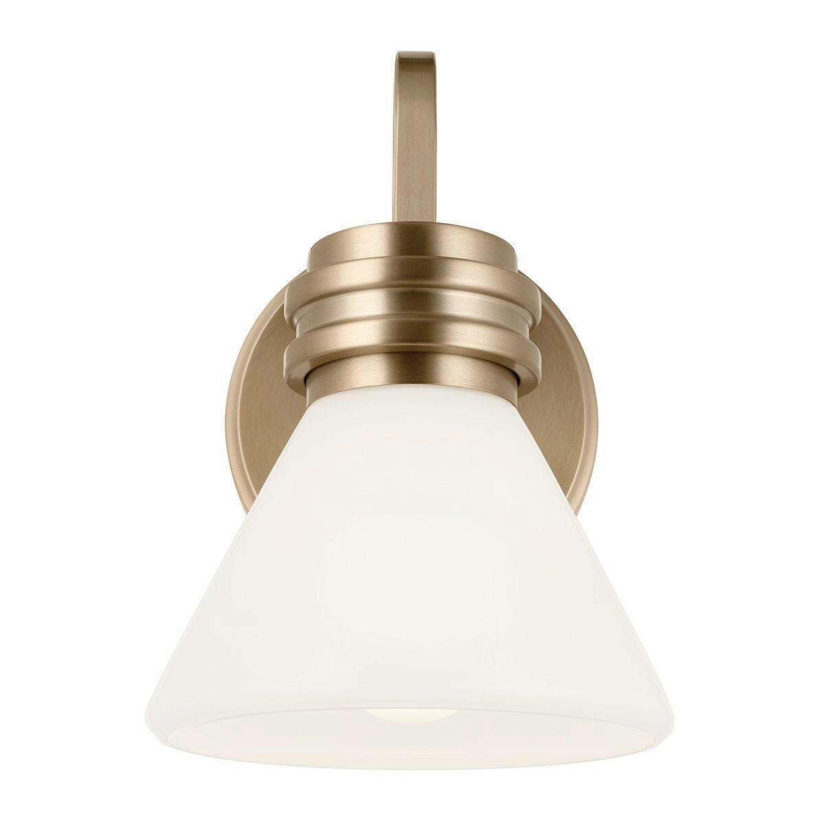 BADEZIMMER-WANDLEUCHTE - Champagner/Schwarz, Konventionell, Glas/Metall (2,40/1,78/2,15cm) - Elstead Lighting