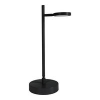 AKKU-TISCHLEUCHTE LUPA 23/16/45 cm  - Schwarz, Design, Metall (23/16/45cm) - Näve