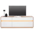 TV-ELEMENT 173,5/58,2/42 cm  - Eichefarben/Schwarz, KONVENTIONELL, Holzwerkstoff/Kunststoff (173,5/58,2/42cm) - Hom`in