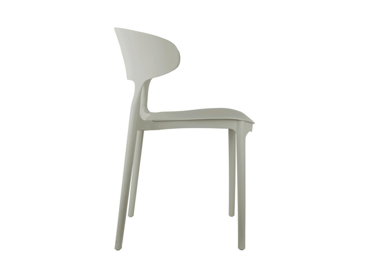 ŽIDLE, 50/75/40 cm - šedá, Basics, plast (50/75/40cm) - Leitmotiv