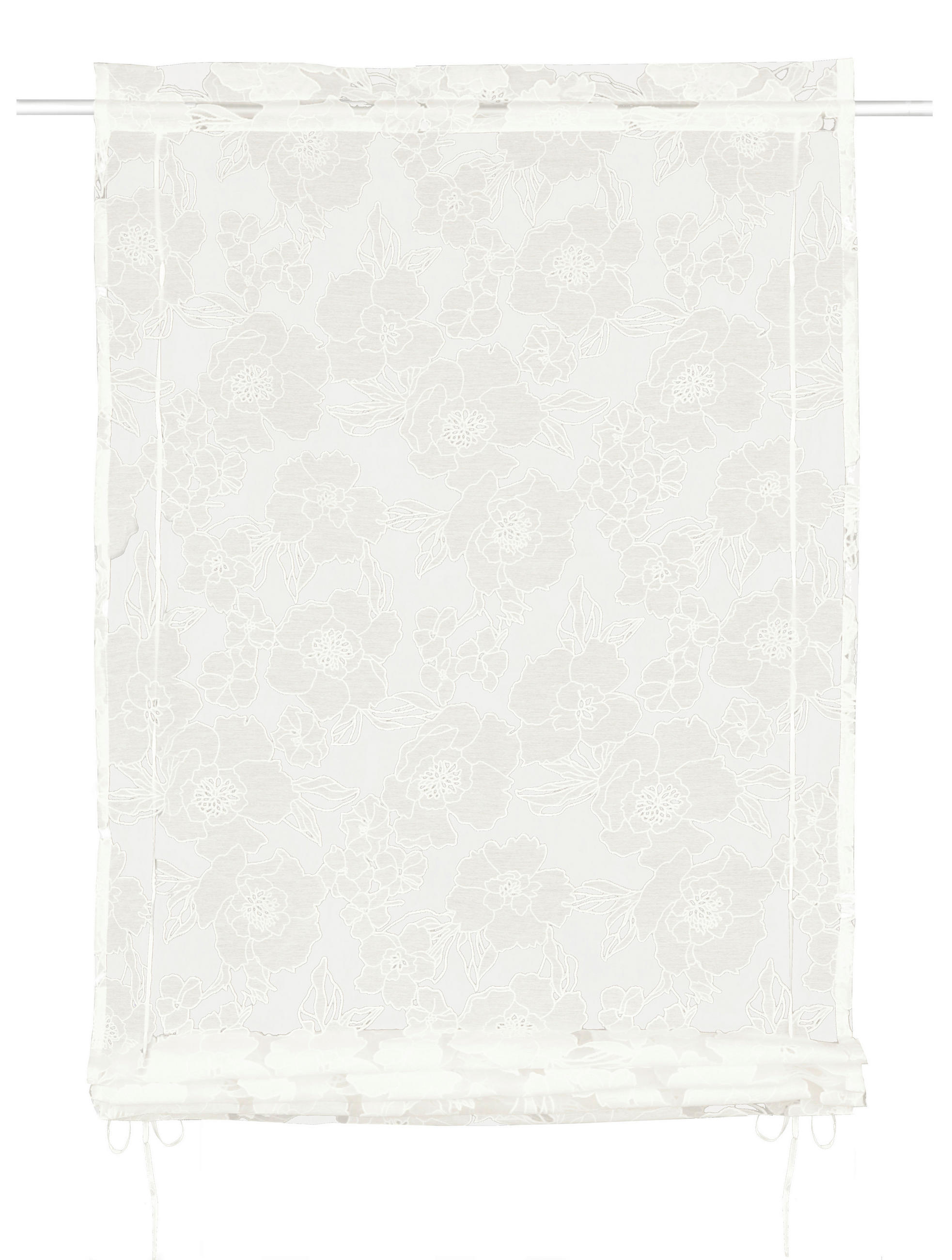 FERTIGVORHANG halbtransparent  - Weiß, Basics, Textil (60/130cm)