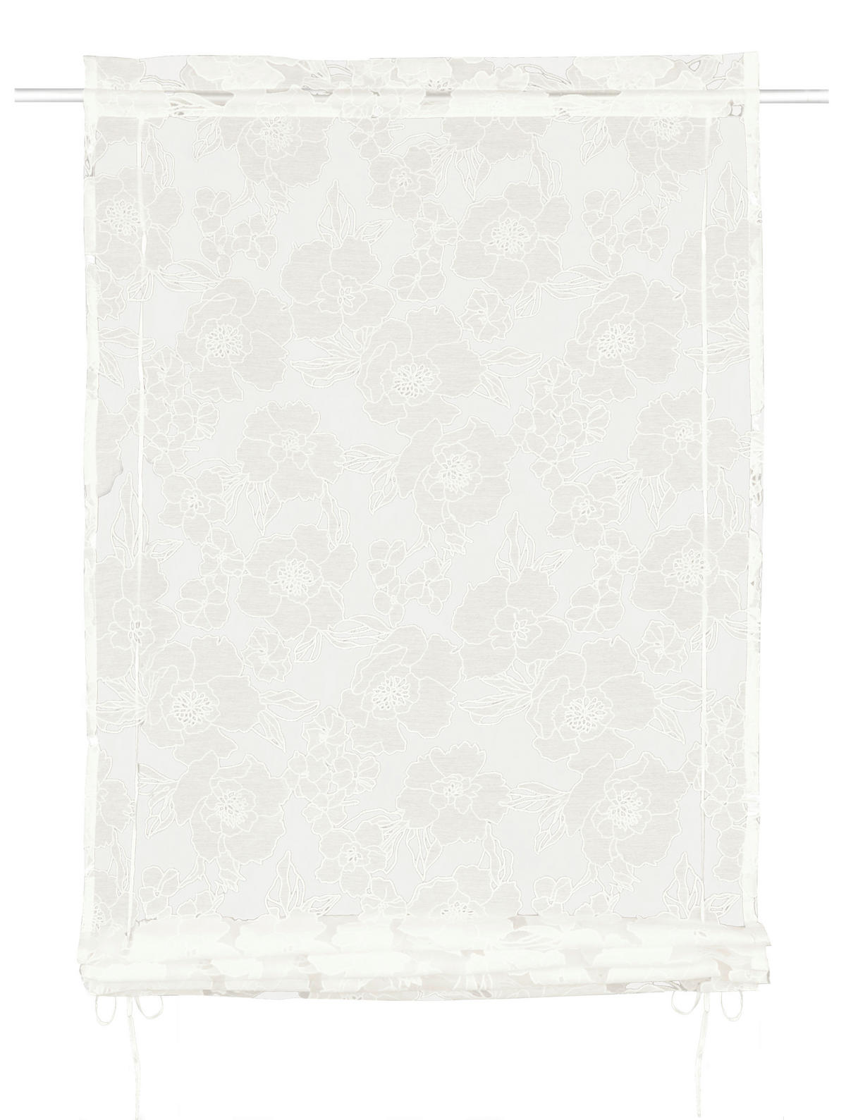 FERTIGVORHANG halbtransparent  - Weiß, Basics, Textil (60/130cm)