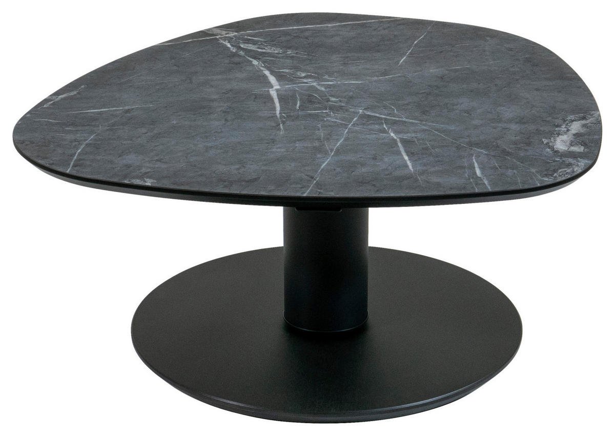 COUCHTISCH in Metall, Holzwerkstoff 80/80/39-76 cm  - Dunkelgrau/Anthrazit, Design, Holzwerkstoff/Metall (80/80/39-76cm) - Venda