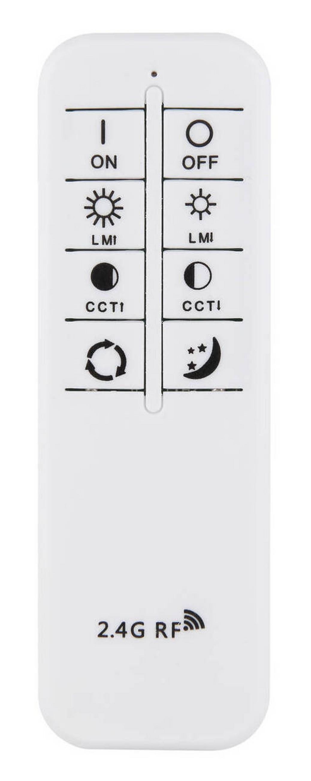 LED-DECKENLEUCHTE  50/15,5 cm    - Klar/Chromfarben, Lifestyle, Kunststoff/Metall (50/15,5cm) - Globo