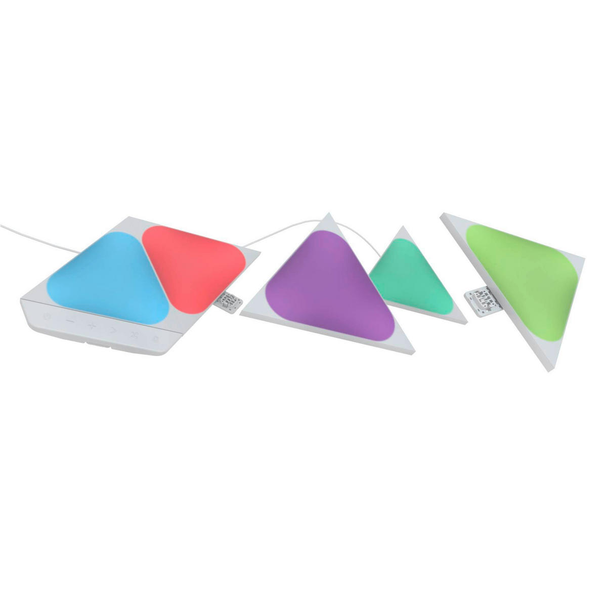 Nanoleaf Triangles 5er Mini NANOLEAF 10/11,5/0,6 cm   - Weiß, Basics, Kunststoff (10/11,5/0,6cm)