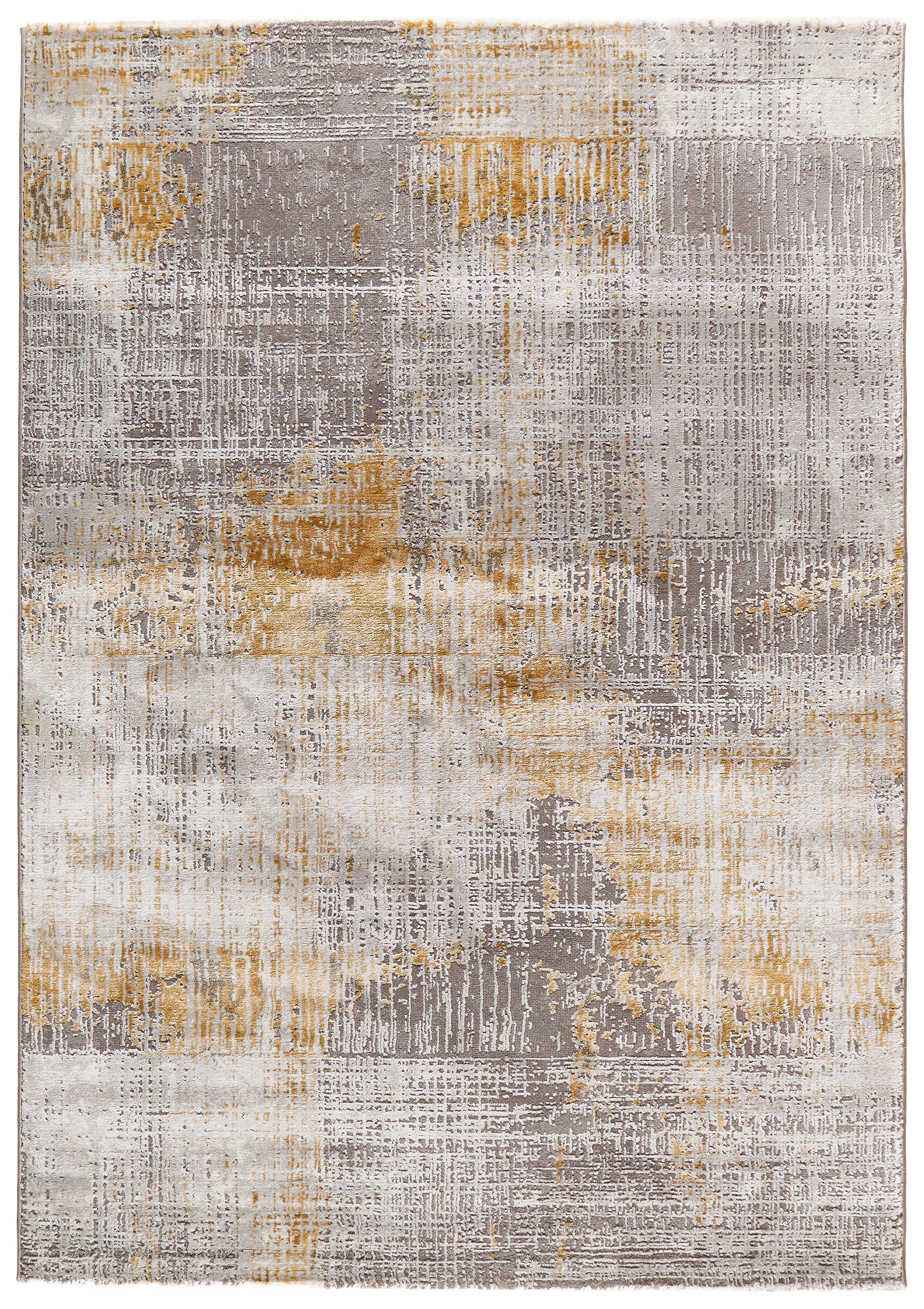 VINTAGE-TEPPICH 80/150 cm Gelb, Grau  - Gelb/Grau, Design, Textil (80/150cm) - Novel