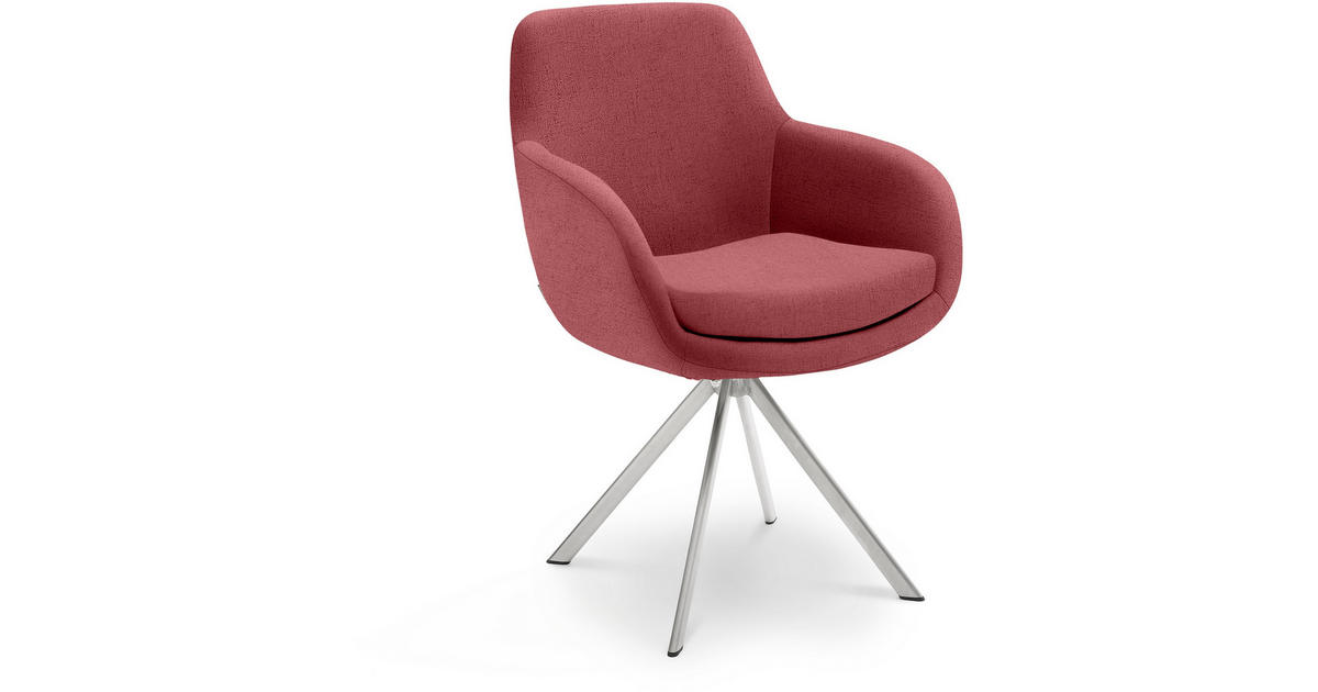 Musterring ARMLEHNSTUHL in Edelstahl Webstoff jetzt nur online  