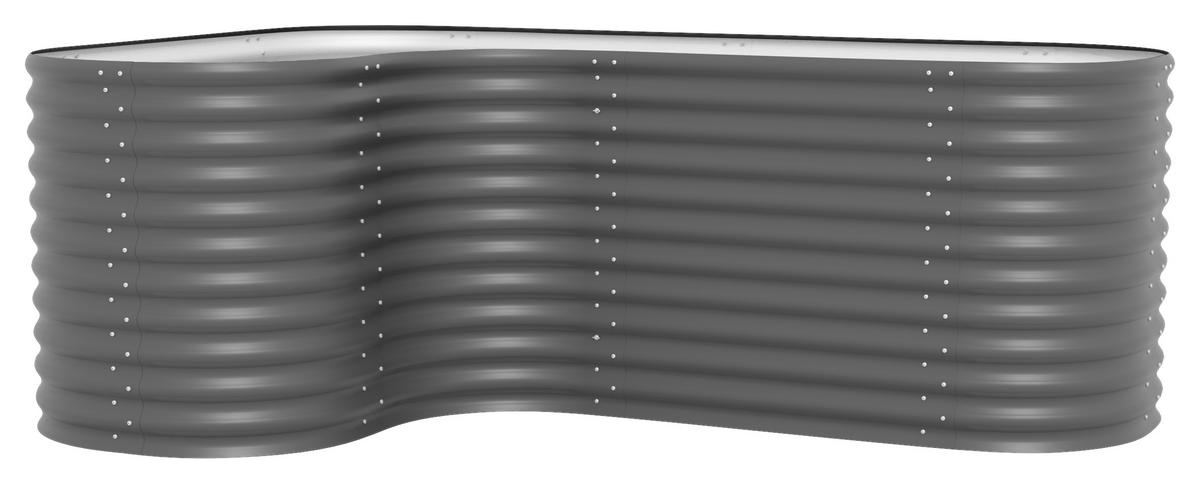 HOCHBEET-ERWEITERUNG 80/85,8/80 cm  - Anthrazit, Basics, Metall (80/85,8/80cm)