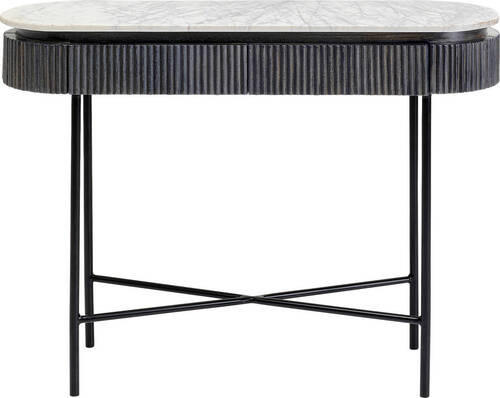 Kare-Design Konsolentisch Anthrazit, Weiß 32x80x100 cm