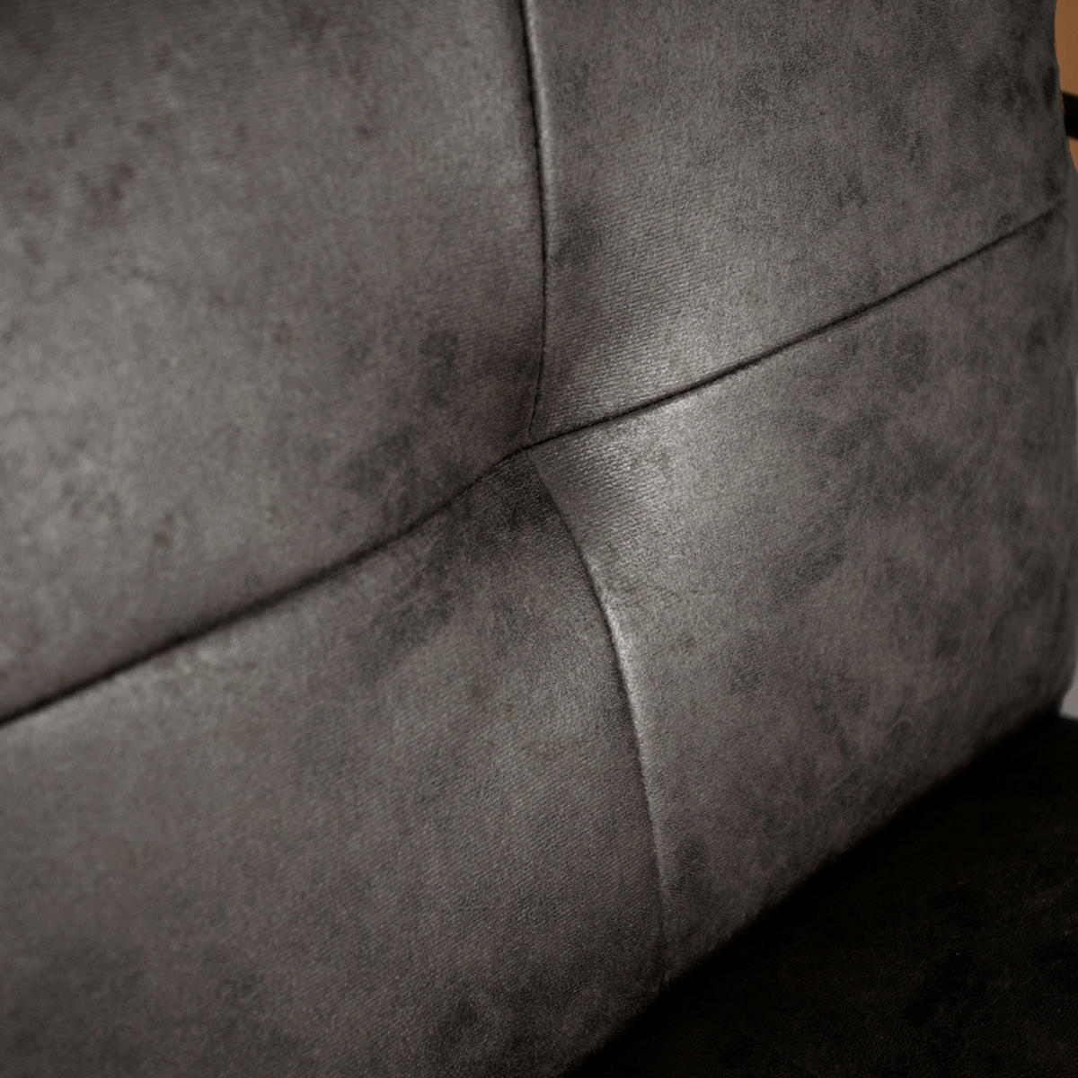 SESSEL Anthrazit    - Anthrazit/Schwarz, MODERN, Textil/Metall (65/80/68cm) - MID.YOU