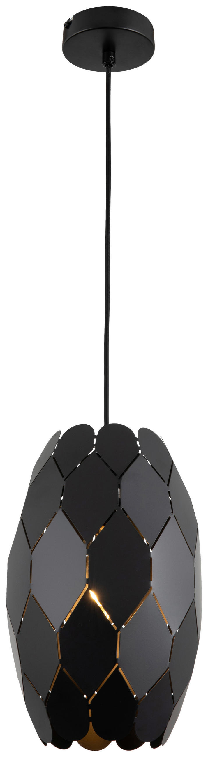 Novel Hängeleuchte Schwarz 130 cm