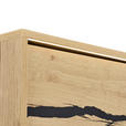 SIDEBOARD  200/89/40 cm 2 Schublade(n)  - Eichefarben/Schwarz, KONVENTIONELL, Holzwerkstoff (200/89/40cm) - Xora