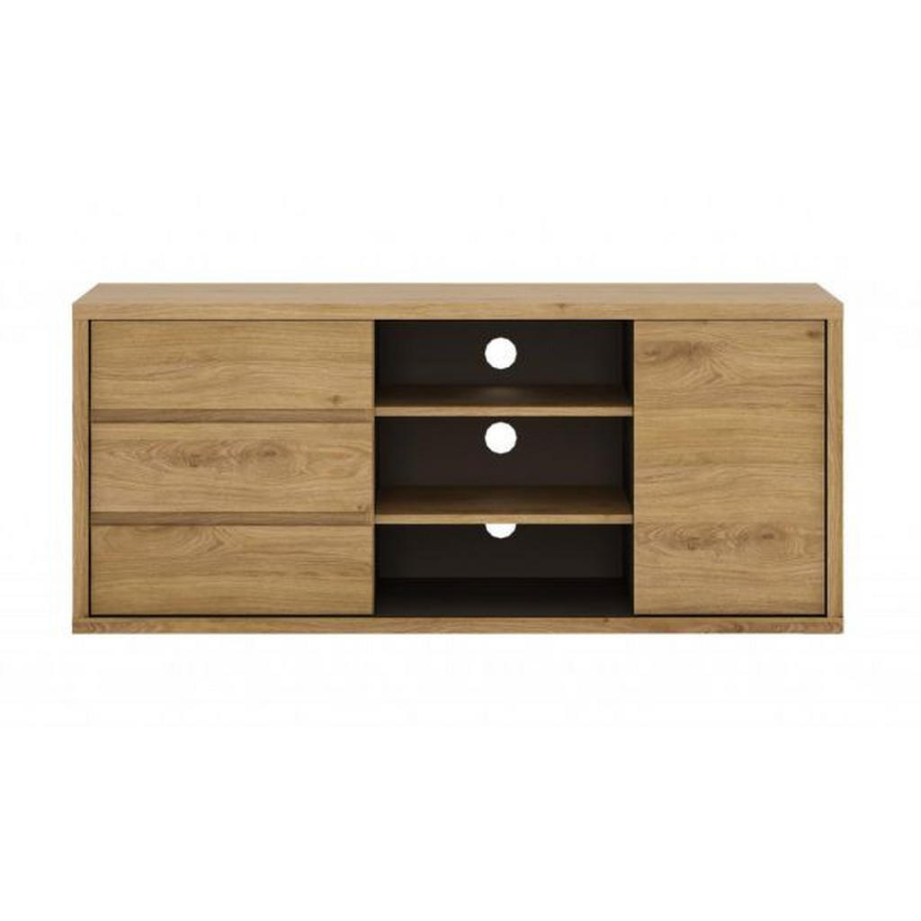 Tv-element Shetland Eichefarben/grau B: 136 Cm
