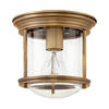 DECKENLEUCHTE Elstead Hadrian 19.6/18.5 cm   - Bronzefarben, KONVENTIONELL, Glas/Metall (19.6/18.5cm) - Elstead Lighting