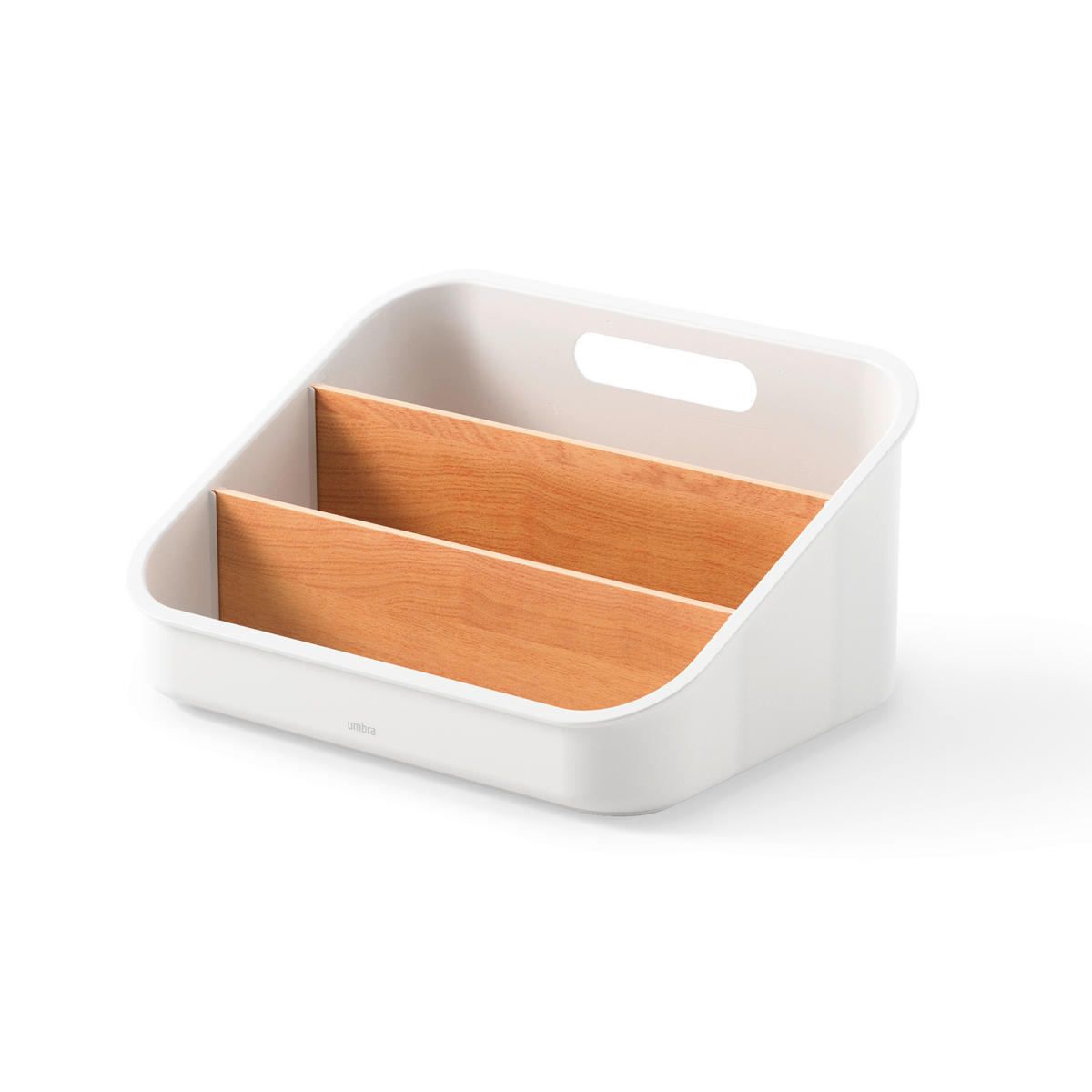 ORGANIZER  - Naturfarben/Weiß, Basics, Holz/Kunststoff (20/13/26cm) - Umbra