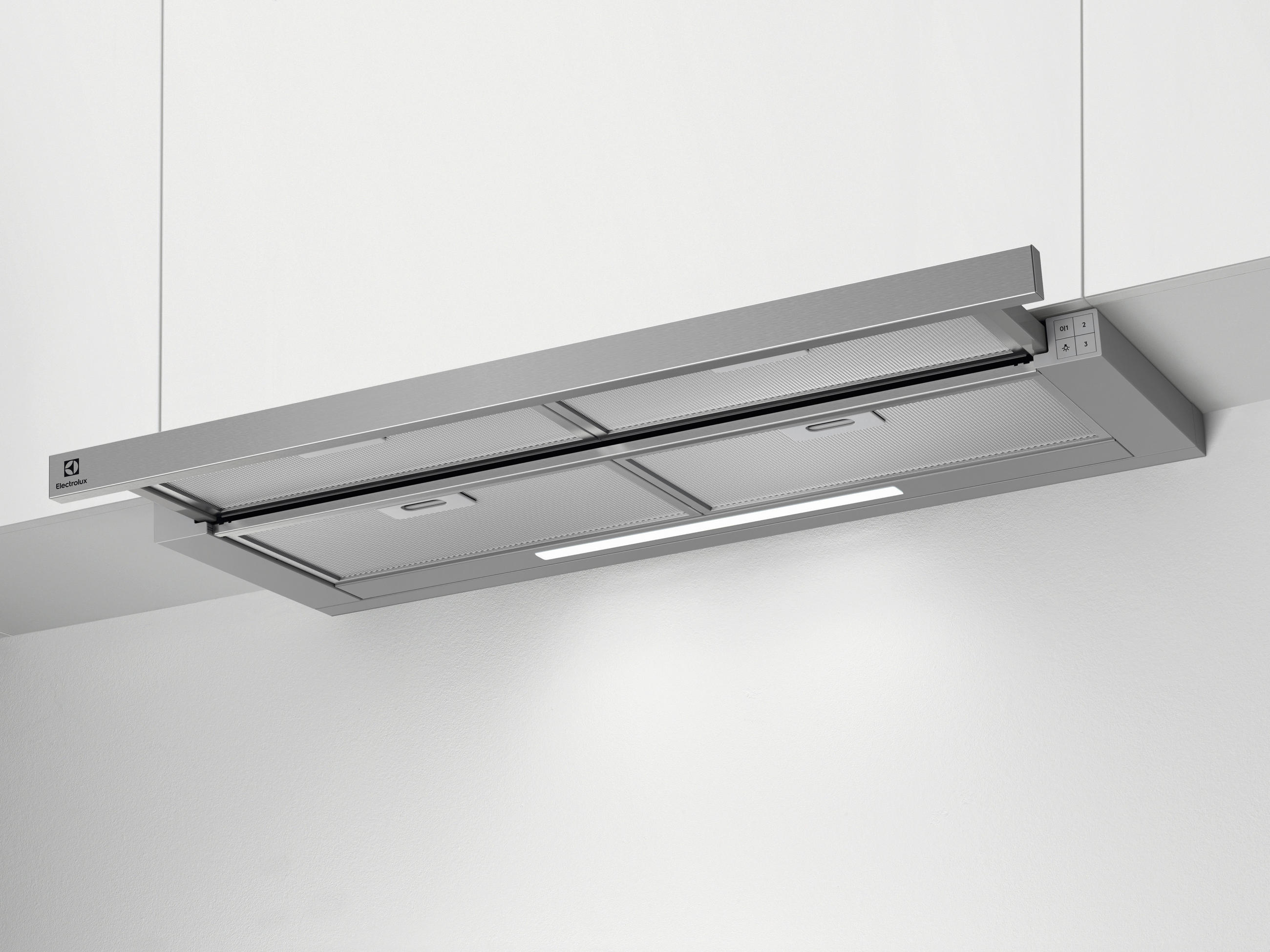 DUNSTABZUGSHAUBE LFP419X  - Silberfarben, Basics, Metall (89,8/39,5/30,0cm) - Electrolux