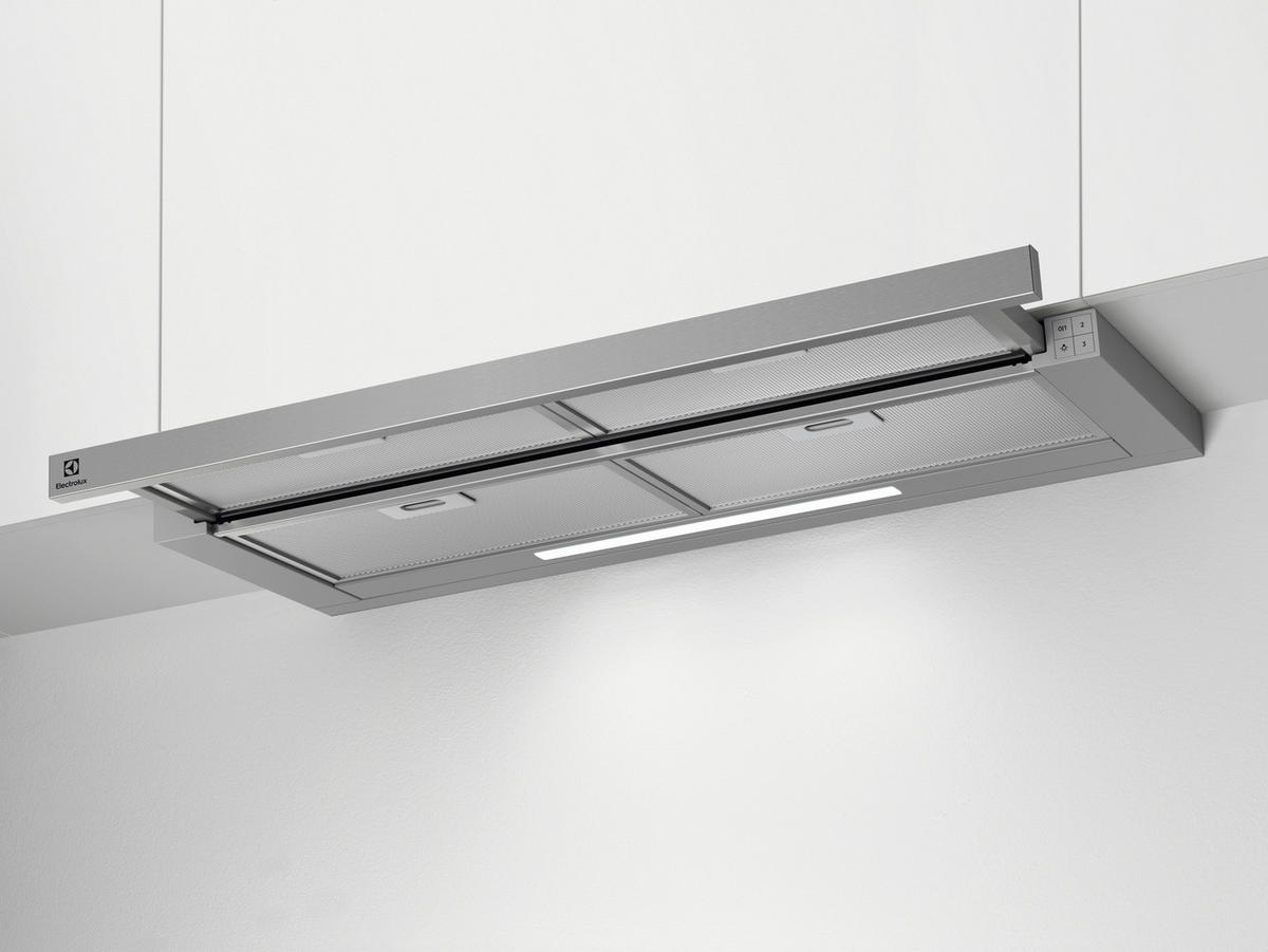 DUNSTABZUGSHAUBE LFP419X  - Silberfarben, Basics, Metall (89,8/39,5/30,0cm) - Electrolux