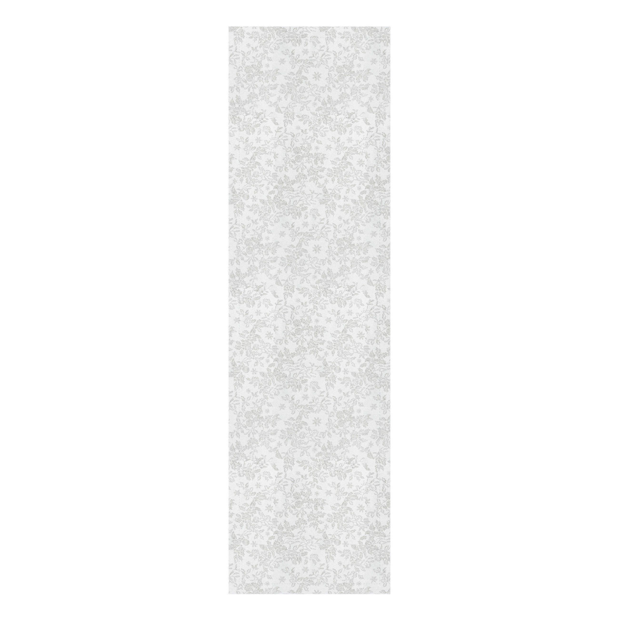 ASZTALTERÍTŐ 40/140 cm   - ezüstszínű, Basics, textil (40/140cm)