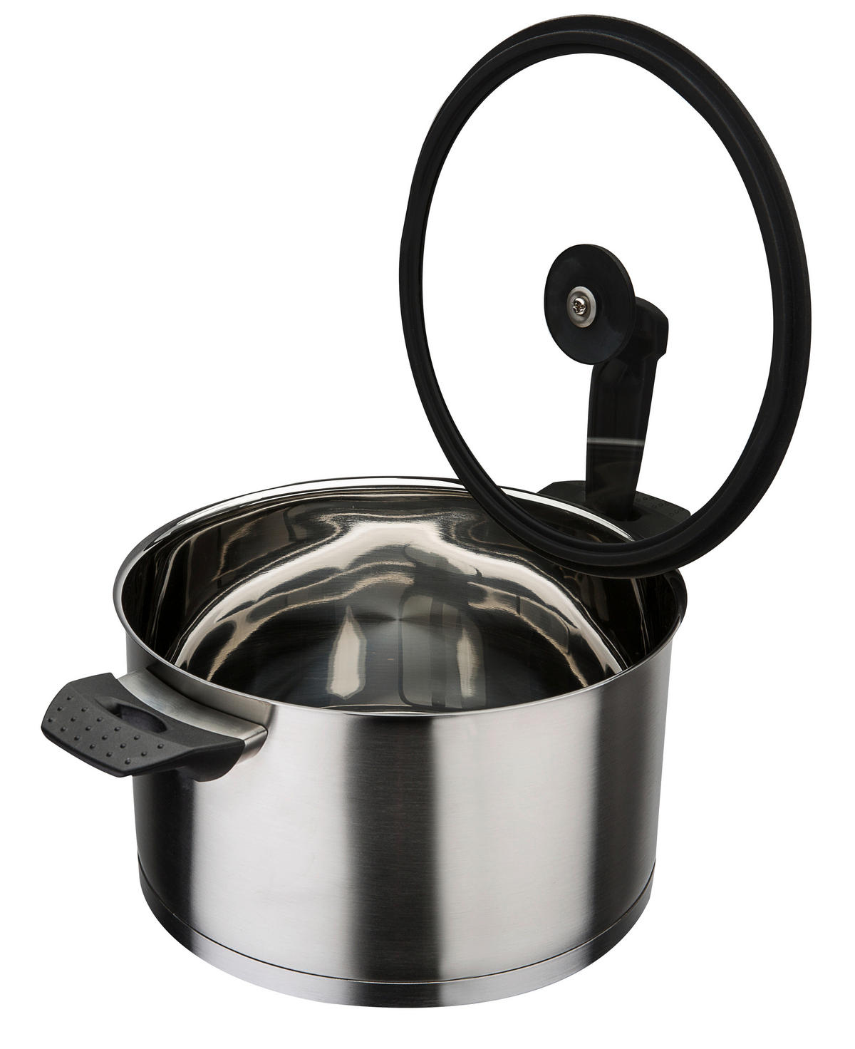 KOCHTOPFSET APART 4-teilig  - Klar/Edelstahlfarben, Basics, Glas/Metall - GSW