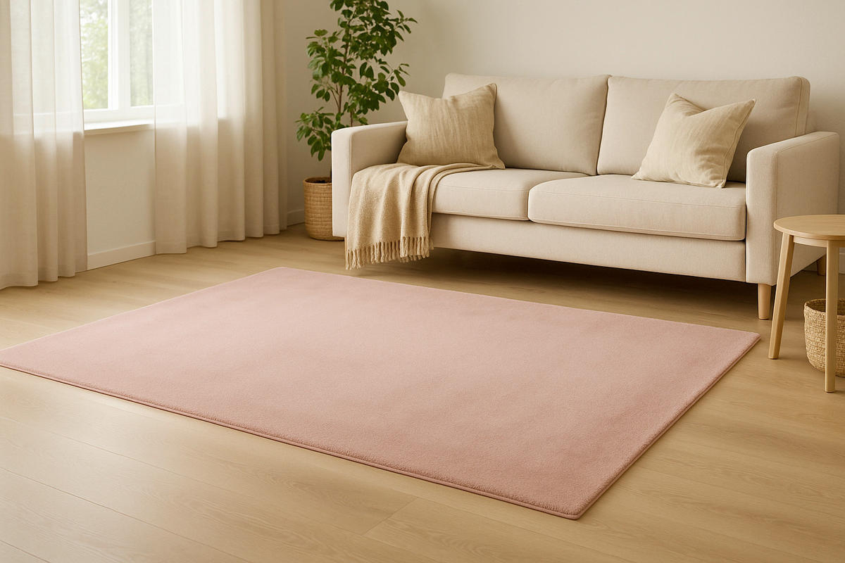 HOCHFLORTEPPICH 200/290 cm Rosa  - Rosa, Basics, Textil (200/290cm) - Kayoom