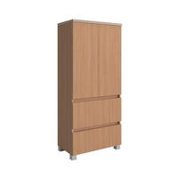 MIDISCHRANK 60/131/35 cm  - Sandfarben/Eichefarben, KONVENTIONELL, Holzwerkstoff/Kunststoff (60/131/35cm) - Xora