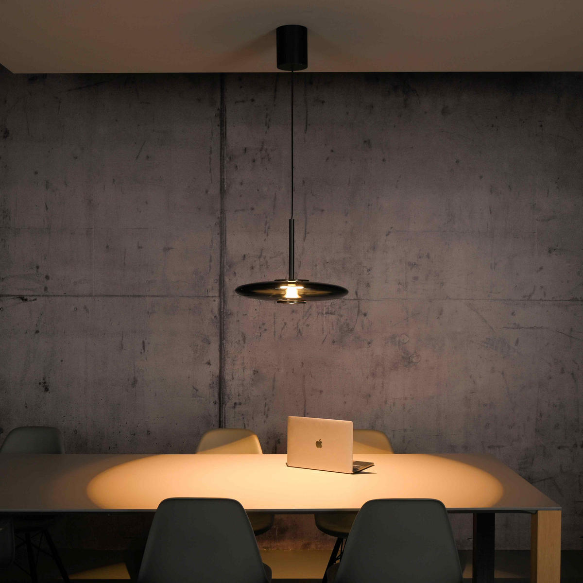 LED-PENDELLEUCHTE 45/45/240 cm  - Design, Glas/Kunststoff (45/45/240cm) - Neuhaus PURE