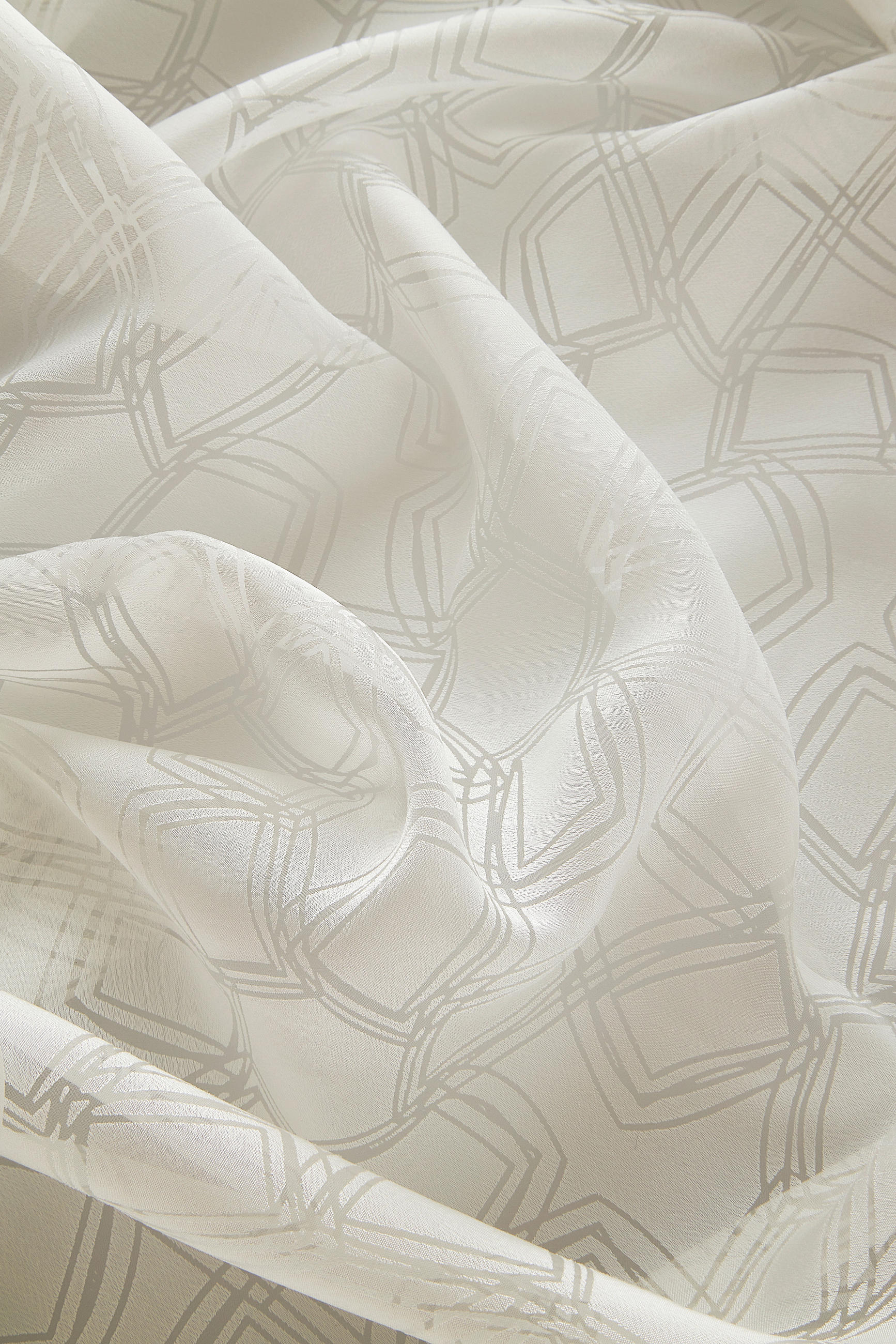 ÖSENSCHAL SW-Type weiß transparent 140/250 cm   - Creme/Weiß, Design, Textil (140/250cm) - Schöner Wohnen