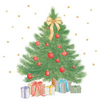 SERVIETTE    - Multicolor, Trend, Papier (17.5/17.5cm)