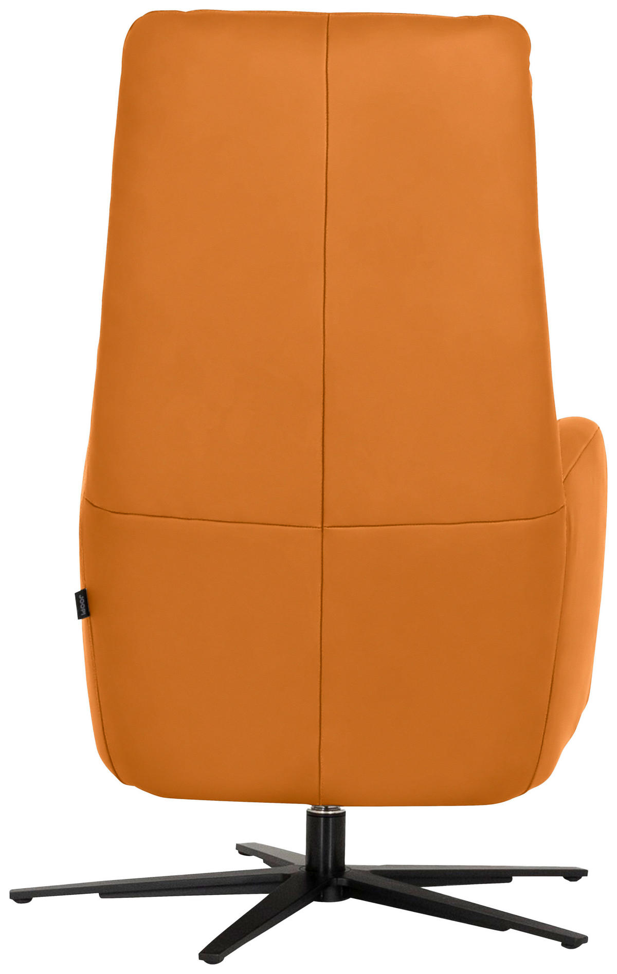 RELAXSESSEL Leder Currygelb  - Currygelb/Schwarz, Modern, Leder/Metall (66/110/83cm) - Joop!