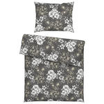 BETTWÄSCHE JOSI Renforcé 140/200 cm  - Dunkelbraun, KONVENTIONELL, Textil (140/200cm) - Esposa
